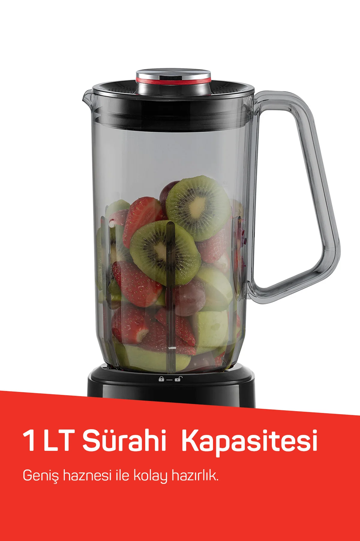 Shake'N Take Neo Maxi Sürahi Blender 1L Sürahi ve 570ml Şişe 500W