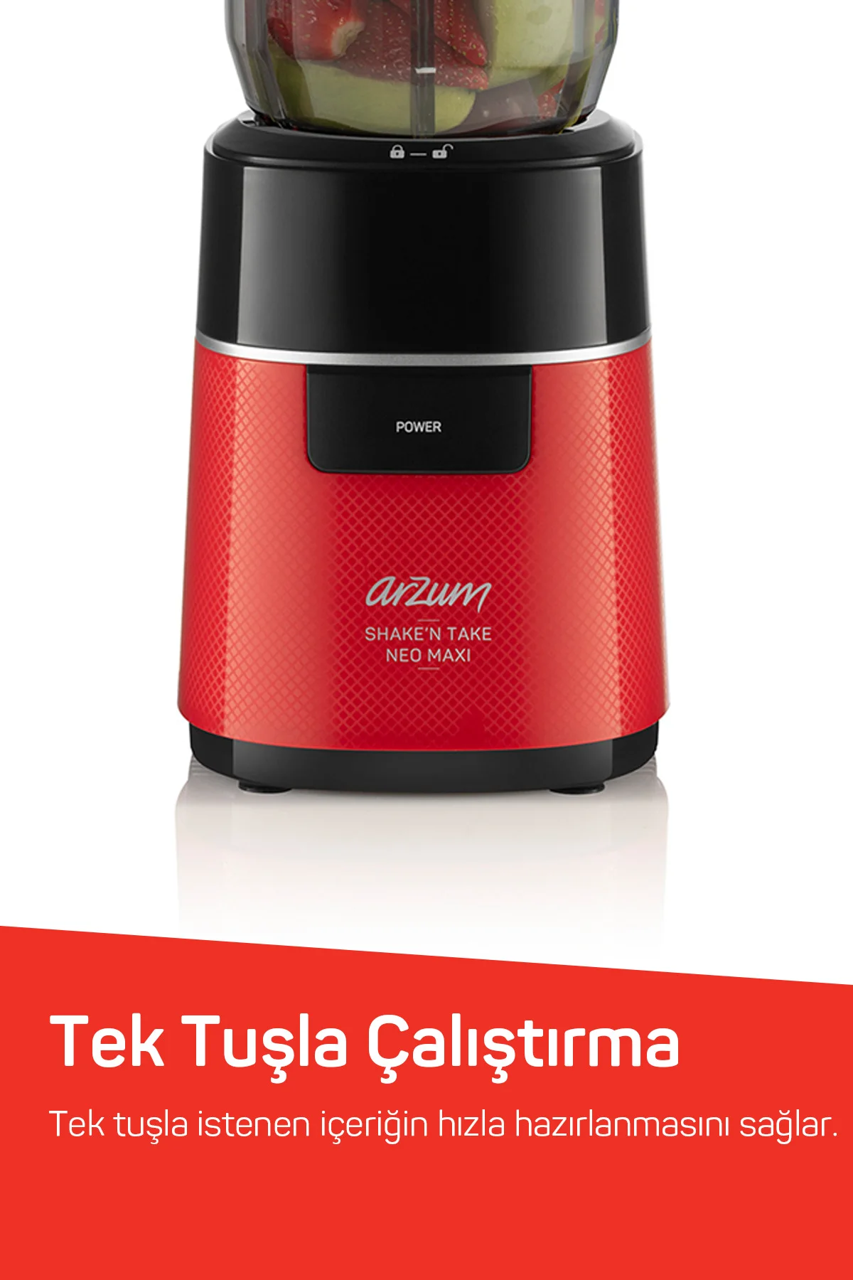 Shake'N Take Neo Maxi Sürahi Blender 1L Sürahi ve 570ml Şişe 500W