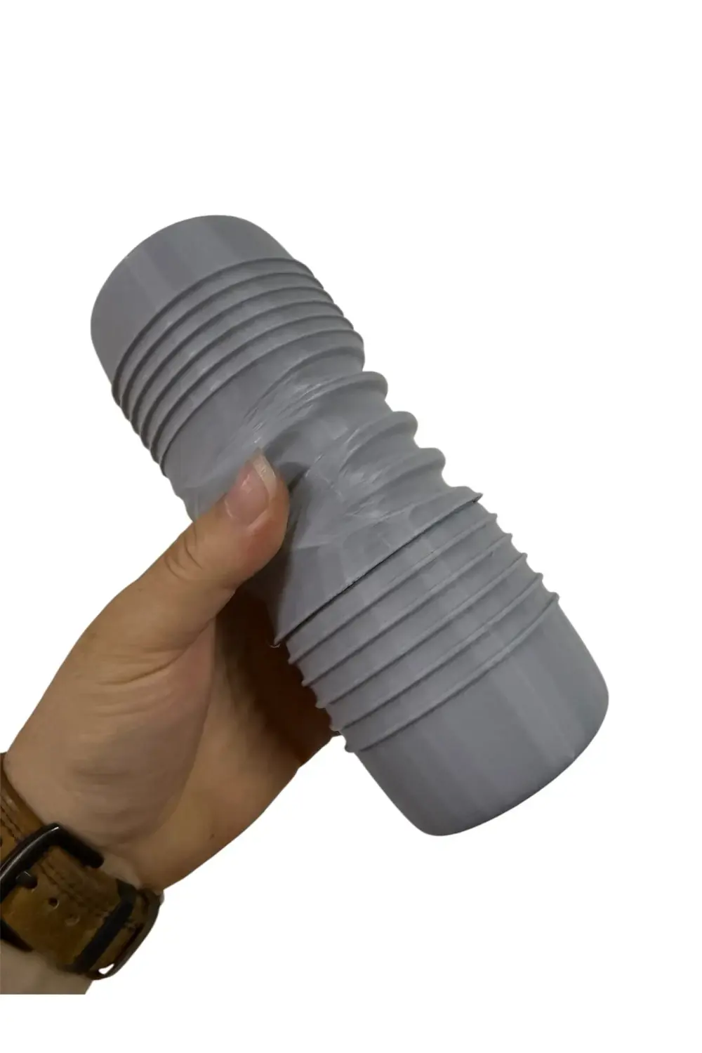 Shaker Ritim Müzik Aleti Perküsyon Büyük Boy Large Gri