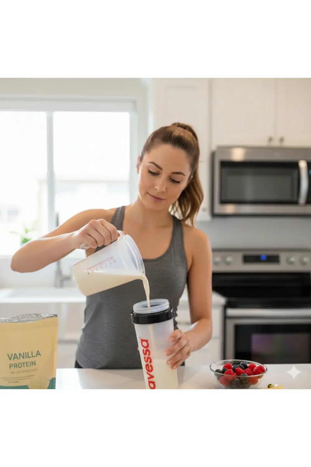 Shaker - Spor - Protein - Protein Tozu - Egzersiz - Antrenman - P