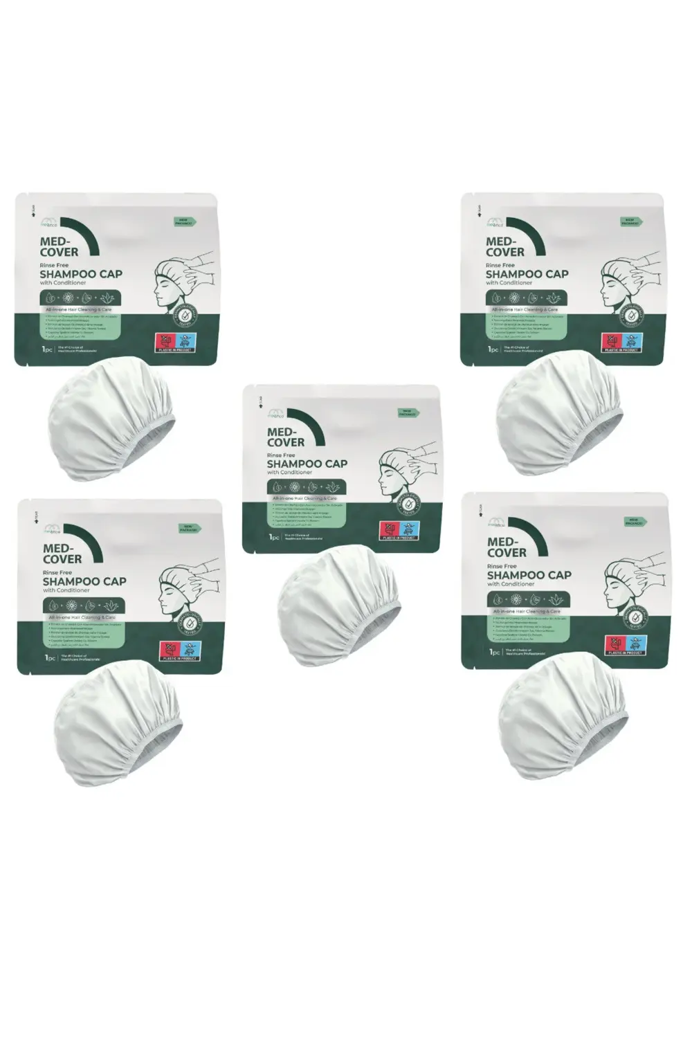 ShampooCap Saç Yıkama Bonesi x 5 adet ShampooCap Saç Yıkama Bonesi x 5 adet