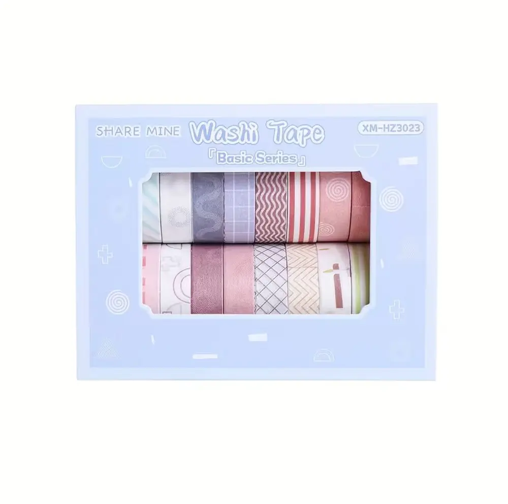 Share Vintage Washi Tape Bant Yapışkanlı Maskeleme Kağıdı Desenli