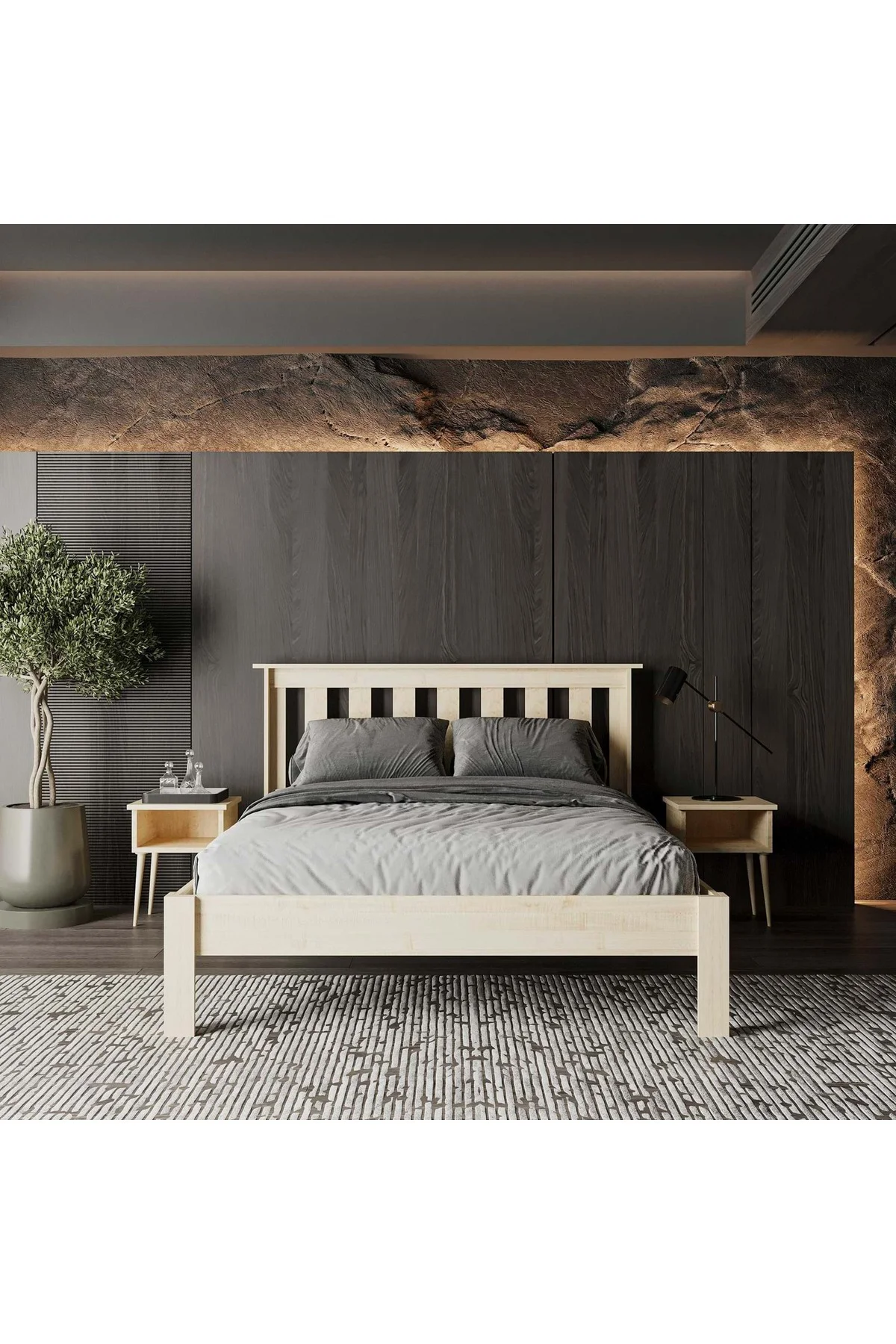 Shark New Model Masif Ahşap Karyola Kolay Kurulum Fırınlanmış İthal Sibirya Çamı 160x200 Yatak Uyumlu Shark New Model Masif Ahşap Karyola Kolay Kurulum Fırınlanmış İthal Sibirya Çamı 160x200 Yatak Uyumlu