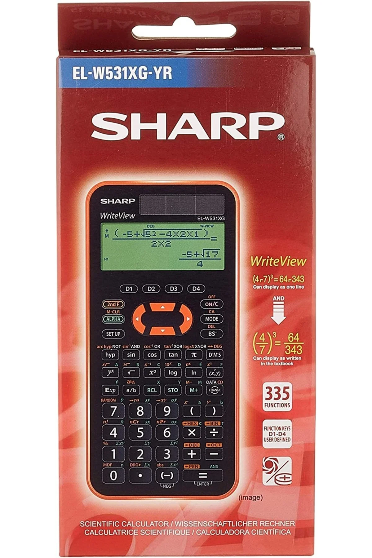 Sharp El-w531xgyr Hesap Makinesi