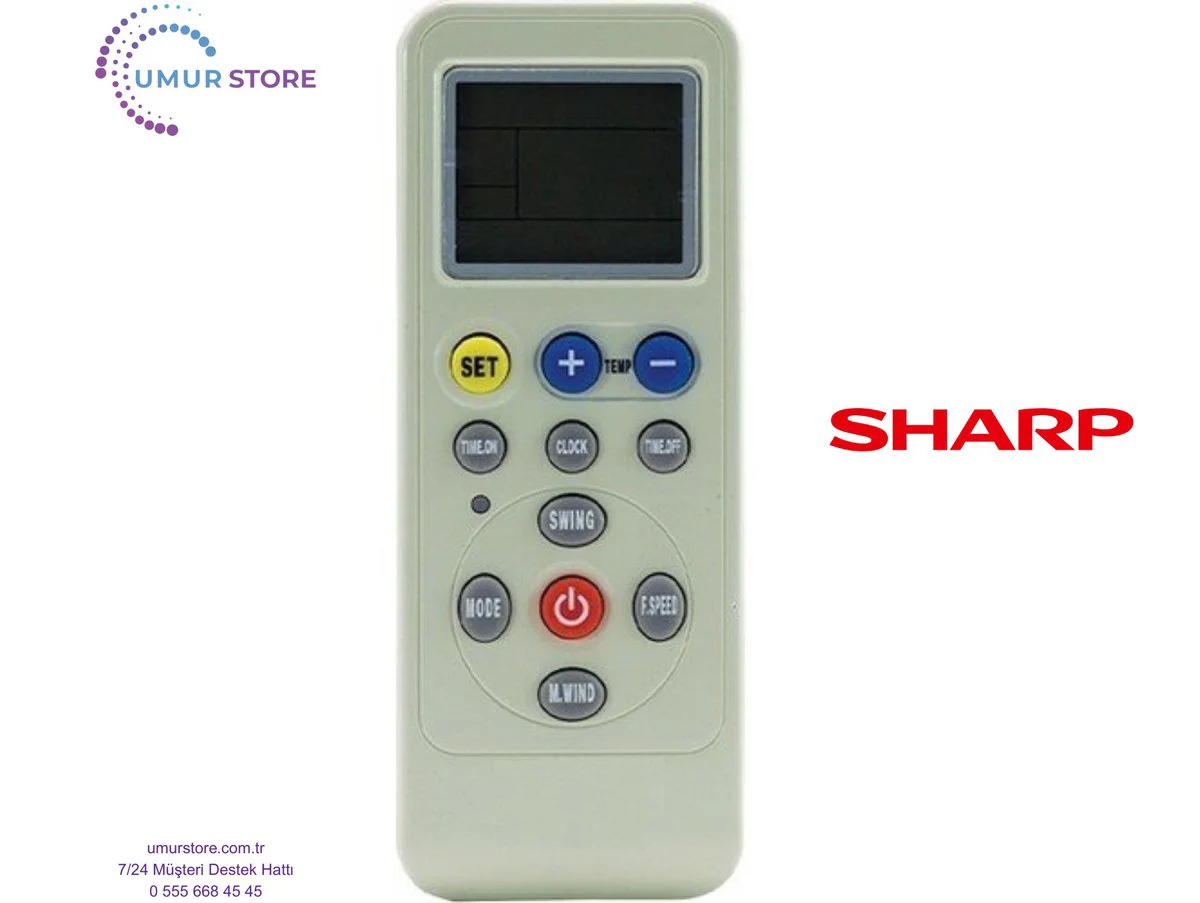 Sharp Klimalar İçin Ayarlanabilen Akıllı Klima Kumandası