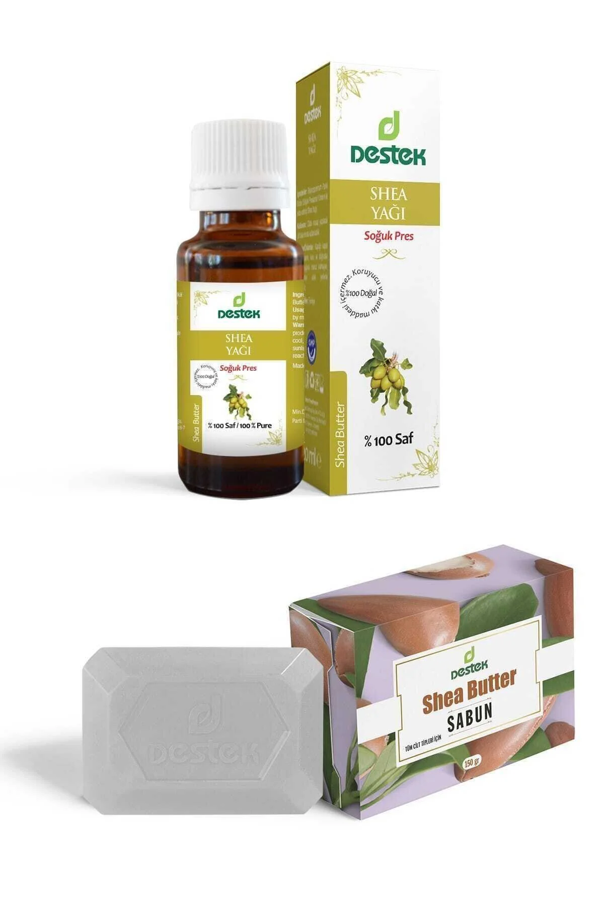 Shea Yağı Ve Shea Butter Sabunu (2'li Set)