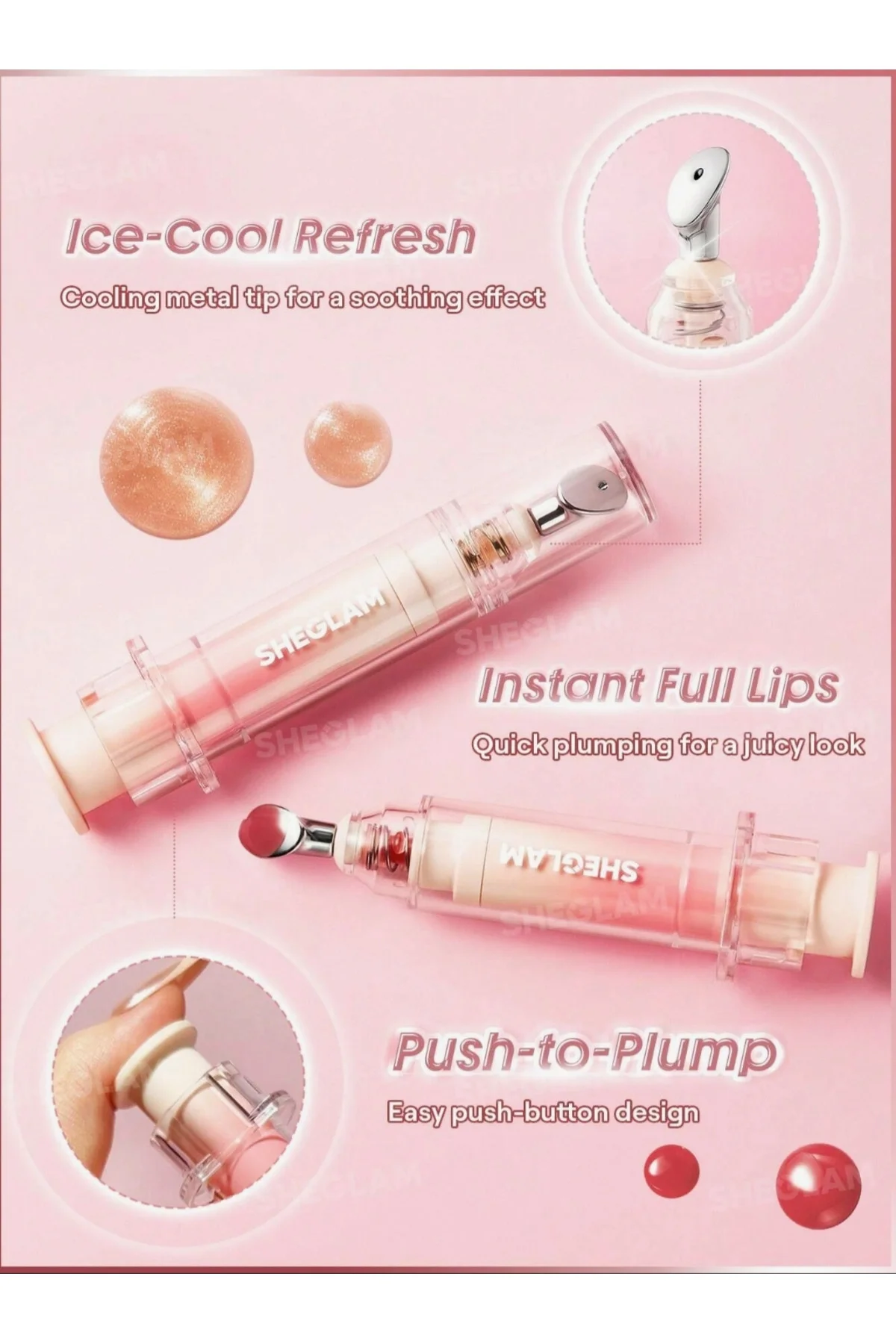 SHEGLAM Booster Shine Plumping Lip Gloss-Own Your Shine