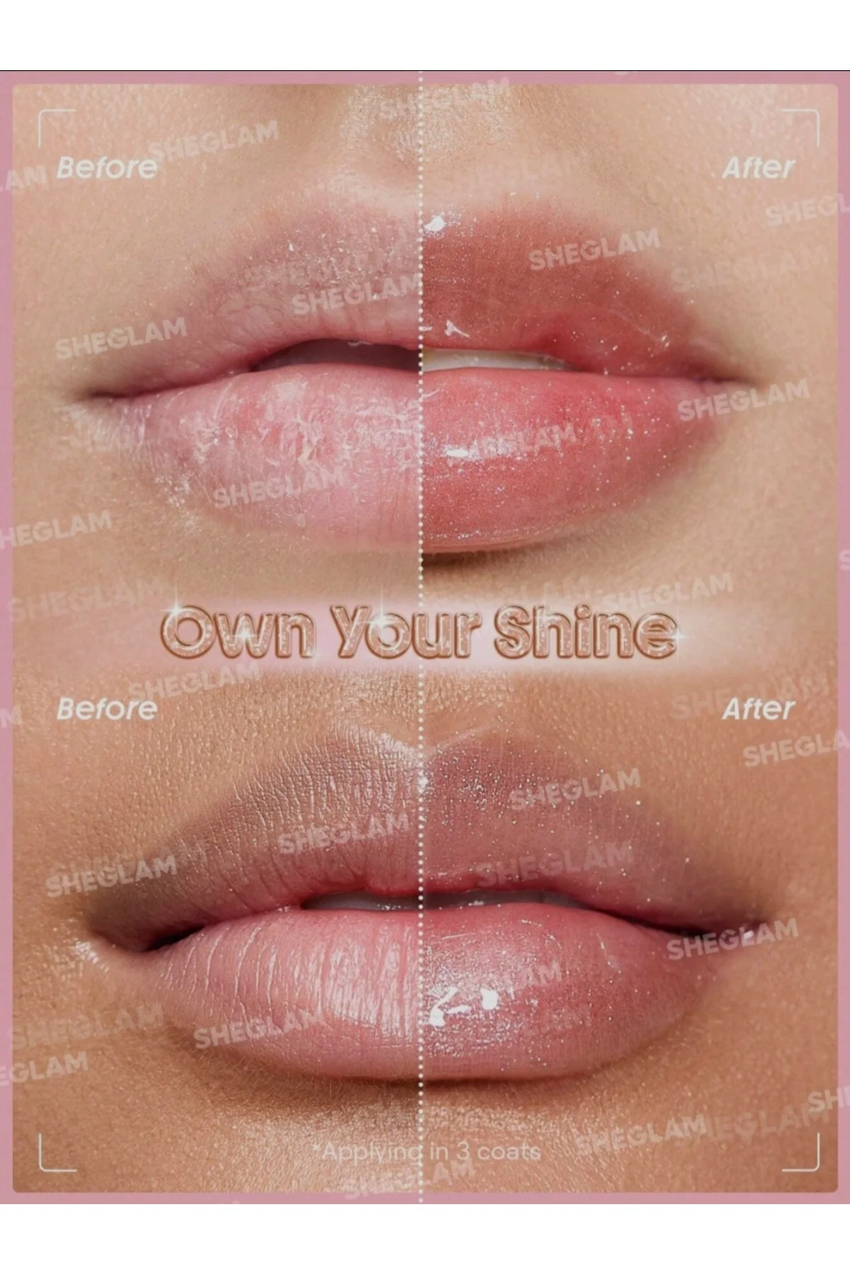 SHEGLAM Booster Shine Plumping Lip Gloss-Own Your Shine
