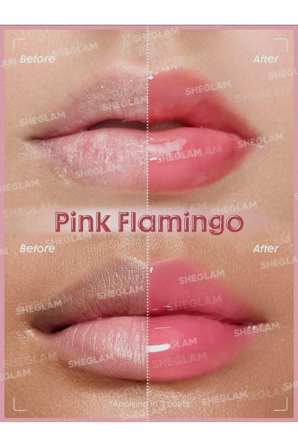 SHEGLAM Booster Shine Plumping Lip Gloss-Pink Flamingo