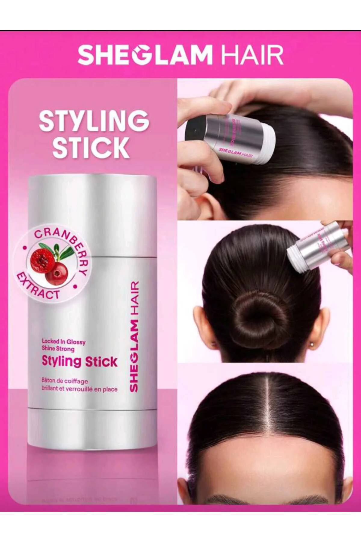 SHEGLAM HAIR Parlaklık ve Şekillendirici Stick - 30g, Saç Düzleşt