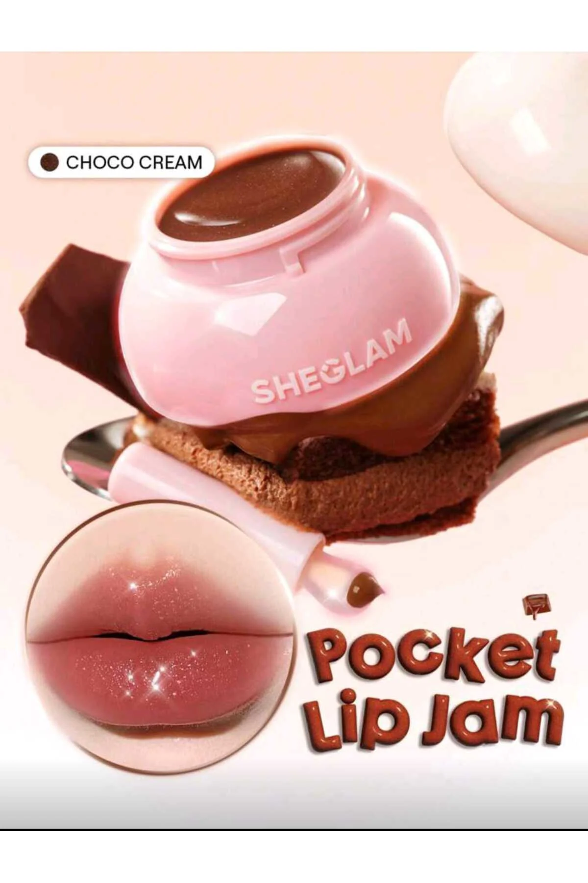 SHEGLAM Hydra Jelly Pocket Lip Jam-Choco Cream Dudak Jölesi Ruj Parlak