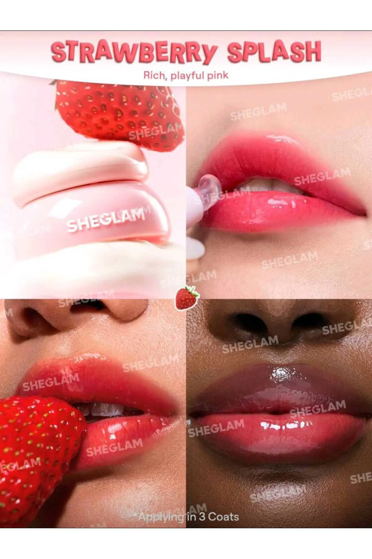 SHEGLAM Hydra Jelly Pocket Lip Jam Ruj -Strawberry Splash