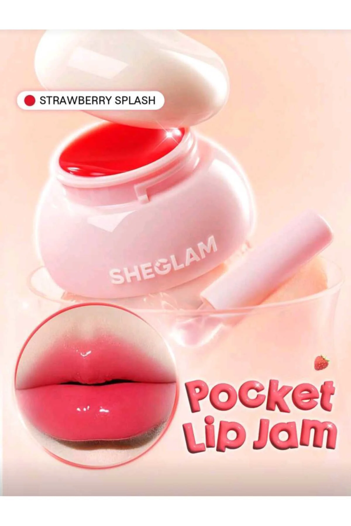 SHEGLAM Hydra Jelly Pocket Lip Jam Ruj -Strawberry Splash