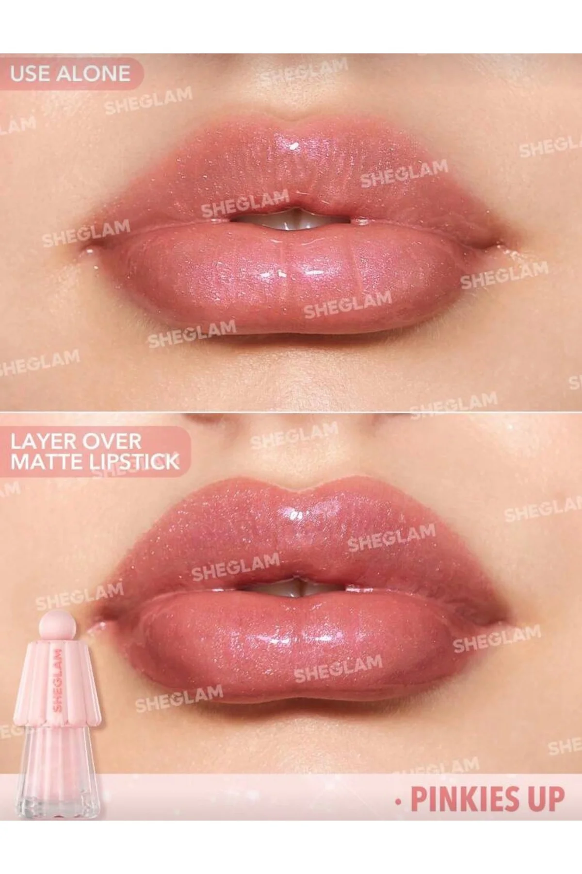 SHEGLAM Jelly Wow Hydrating Dudak Yağı -Pinkies
