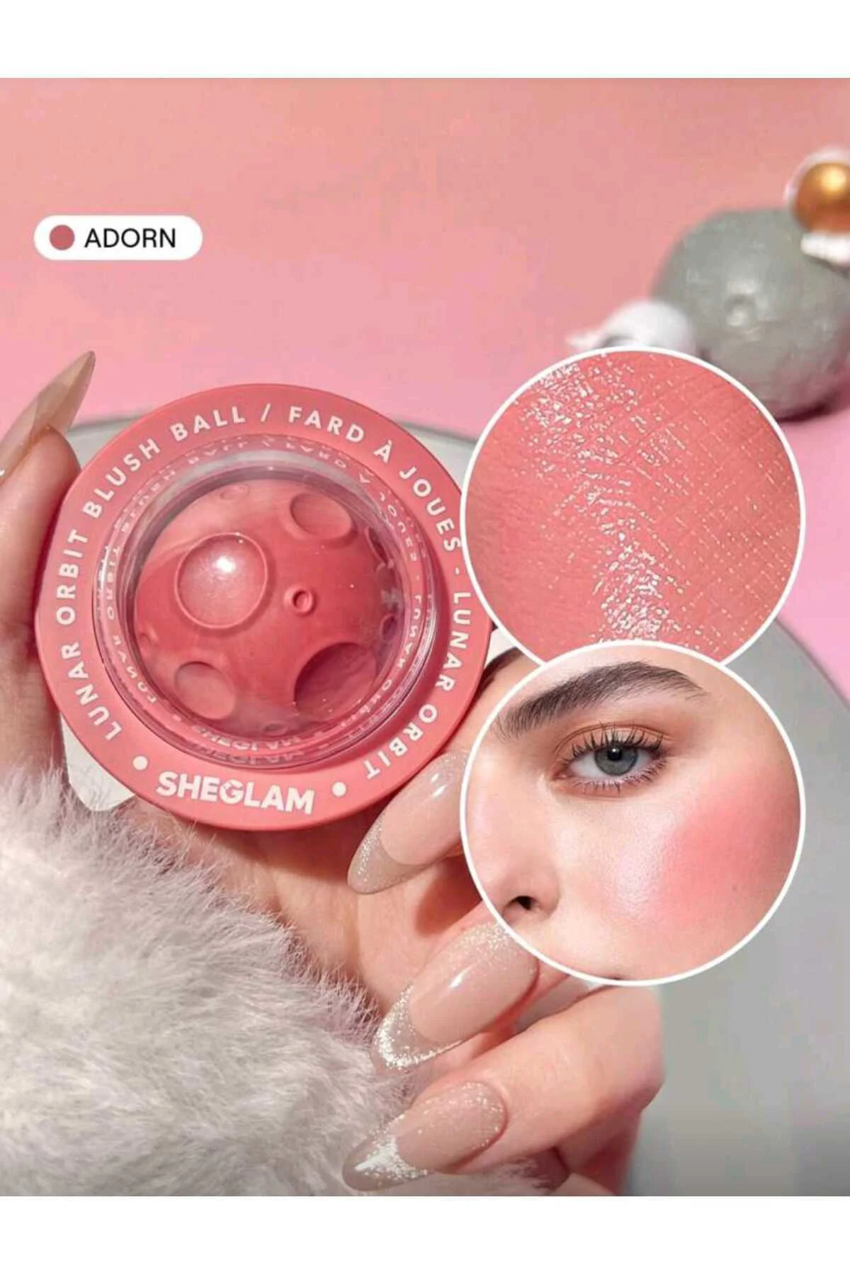 SHEGLAM Lunar Orbit Blush Ball-Adorn Cream Blush Krem Allık