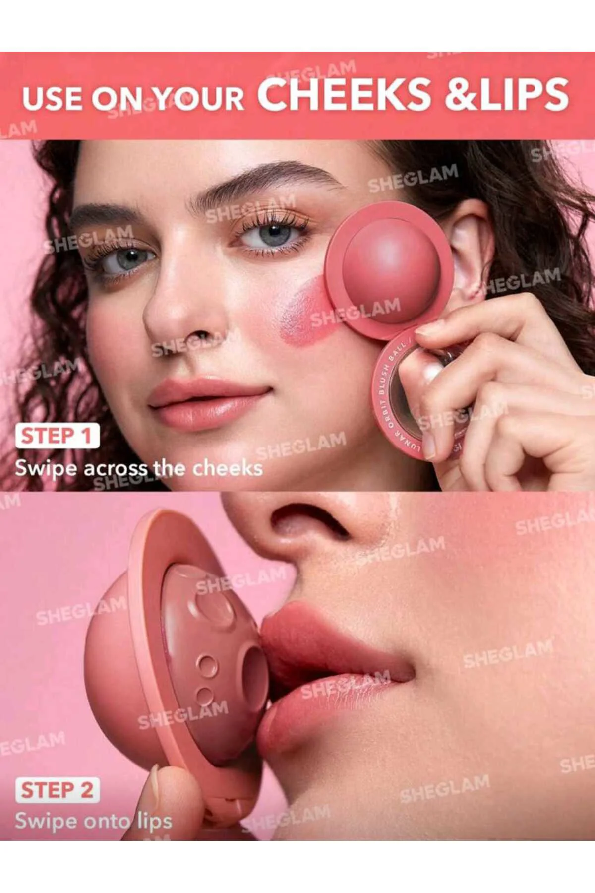 SHEGLAM Lunar Orbit Blush Ball-Adorn Cream Blush Krem Allık
