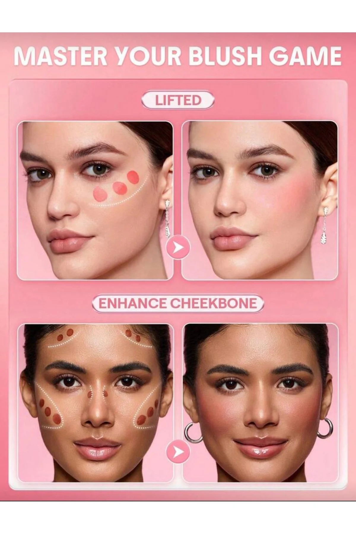 SHEGLAM Mat Bitiş Allık-Hush Hush