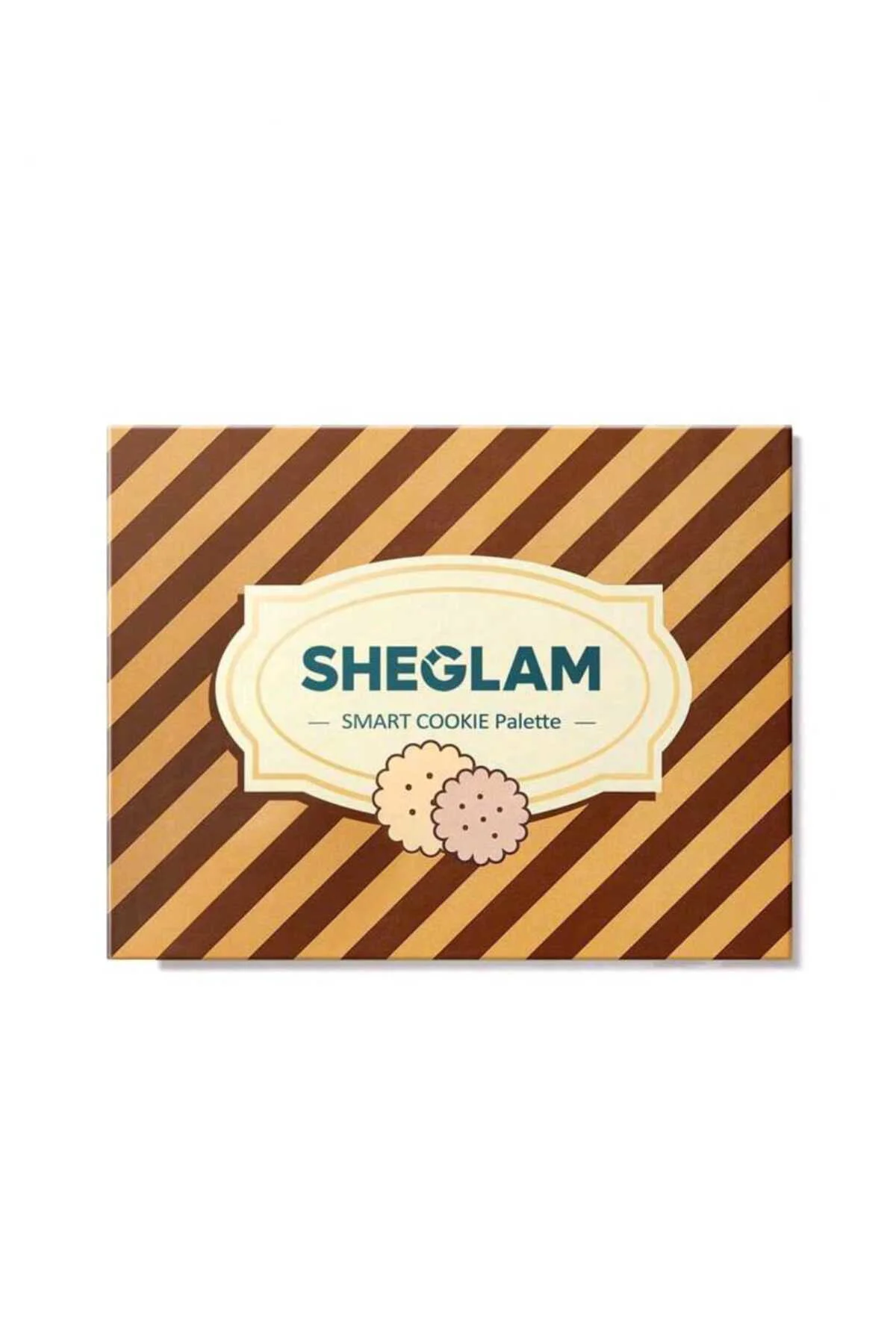 SHEGLAM Smart Cookie 12 Renkli Parıltılı Mat Göz Farı Paleti Kahv