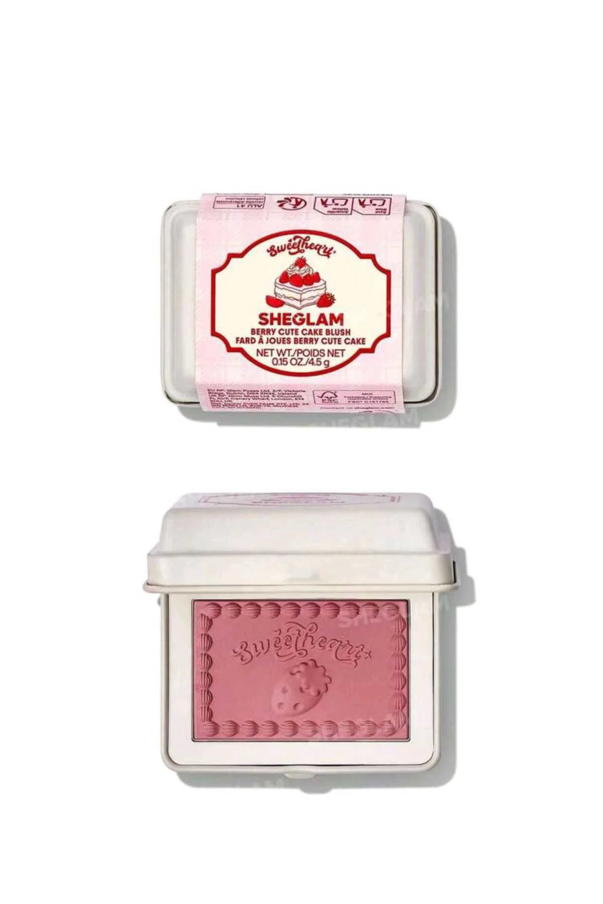 SHEGLAM Sweetheart Koleksiyonu Çilekli Sevimli Kek Allık