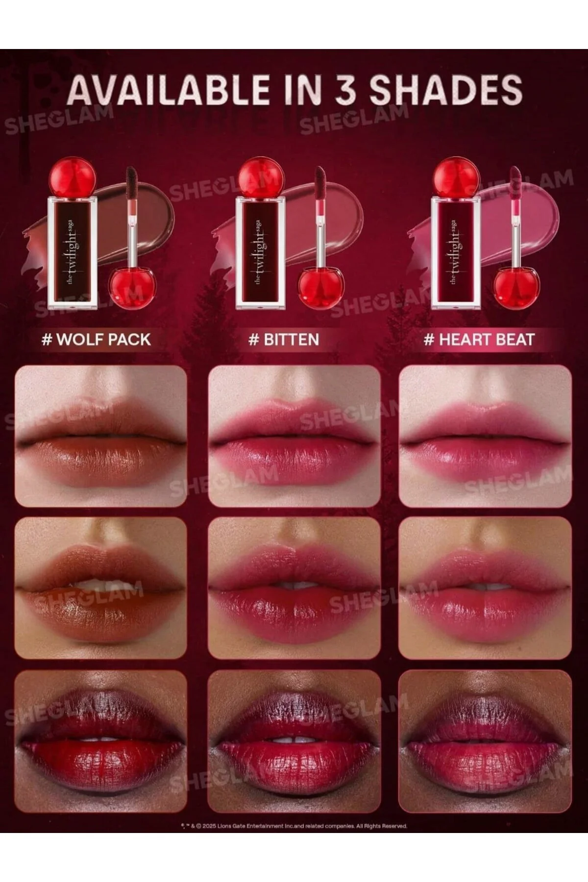 Sheglam The Twilight Saga X SHEGLAM Immortality Lip Tint-Bitten