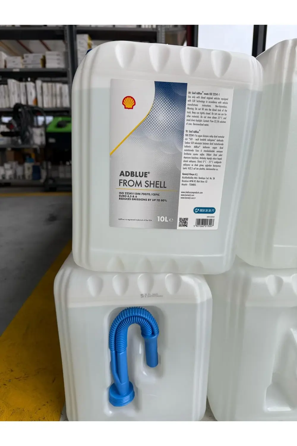 Shell ADBLUE 10 LT. (2025 ÜRETİM) Shell Emisyon Düşürü Yakıt Katk