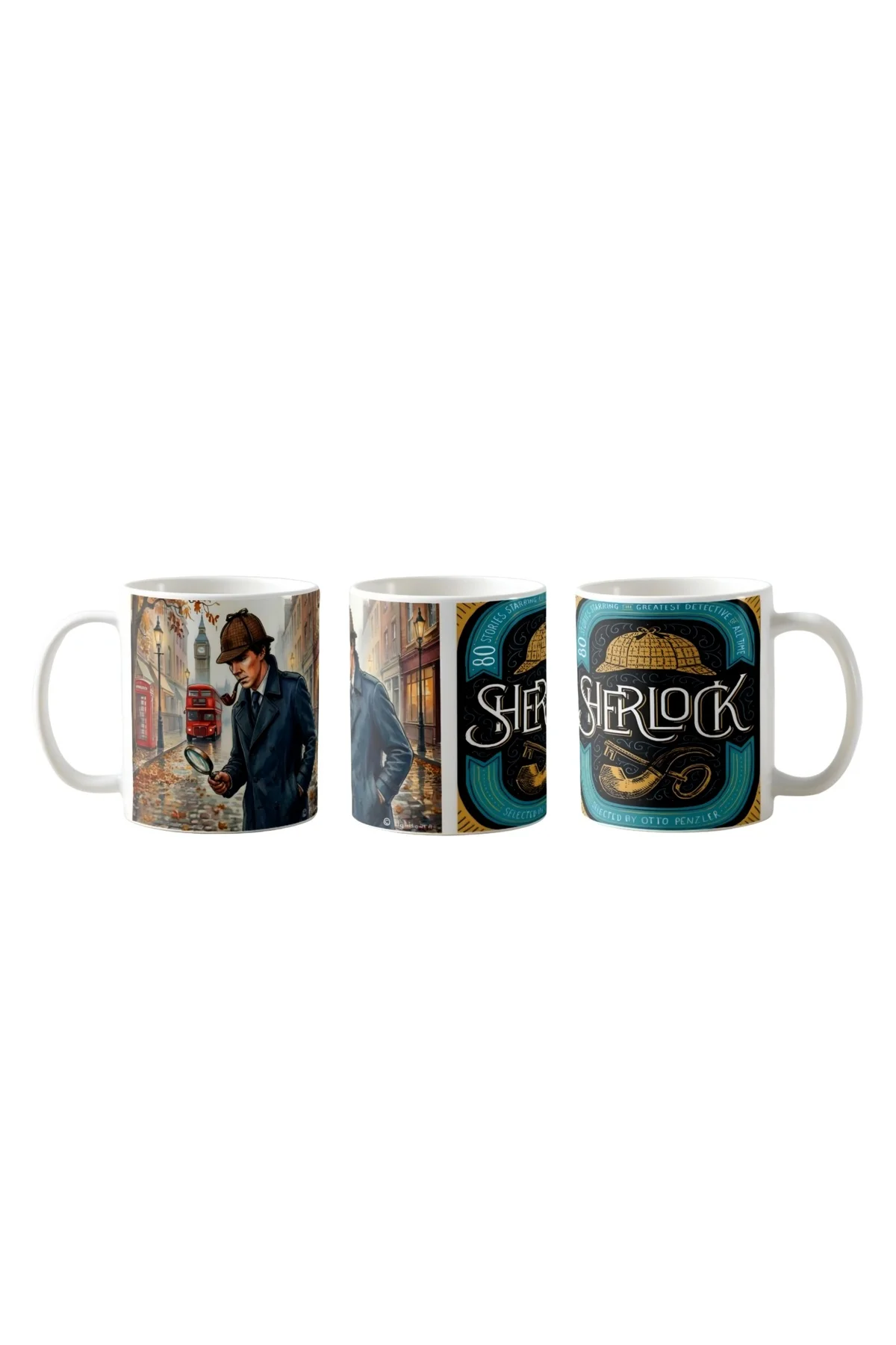 Sherlock Holmes Kupa Bardak | Tek Adet K0114