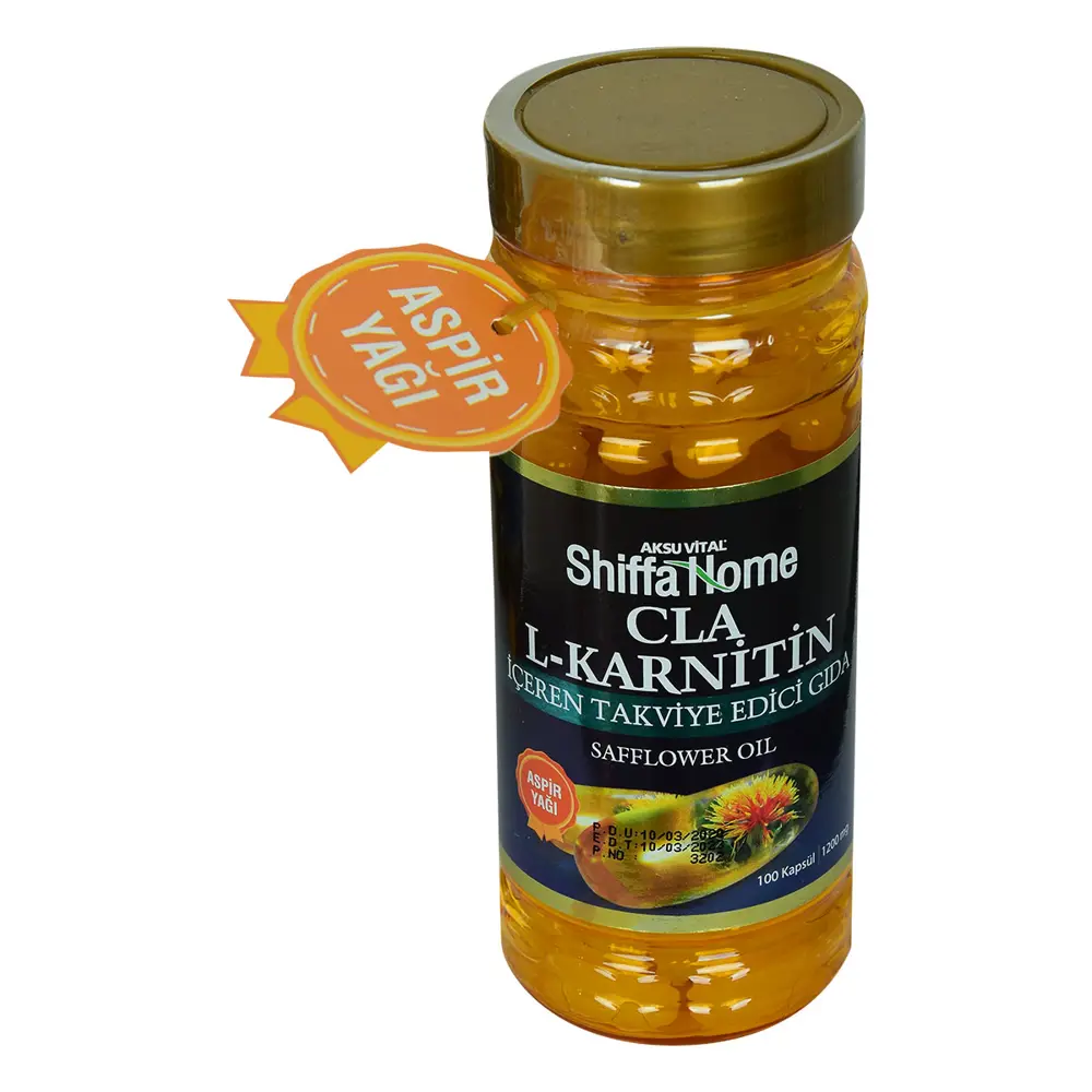 Shiffa Home Cla L-Karnitin Aspir Yağı Yumuşak 1000 Mg x 100 Kapsü