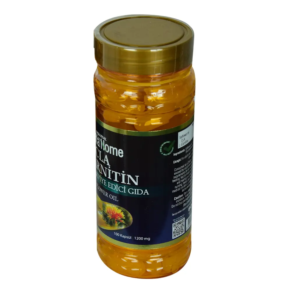 Shiffa Home Cla L-Karnitin Aspir Yağı Yumuşak 1000 Mg x 100 Kapsü