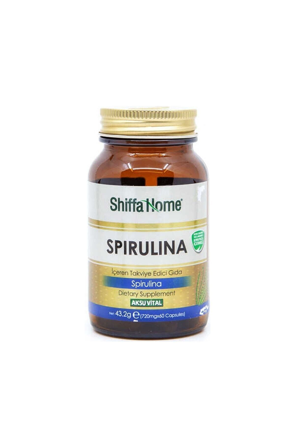 Shiffa Home Spirulina Deniz Yosunu 60 Kapsül 720 Mg