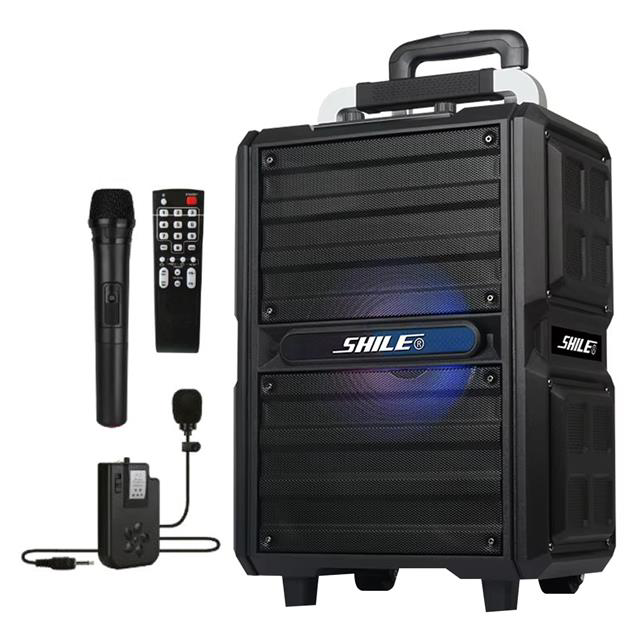 Shile SL-2017 50 Watt Taşınabilir Seyyar Aktif Amfi Hoparlör Kabl