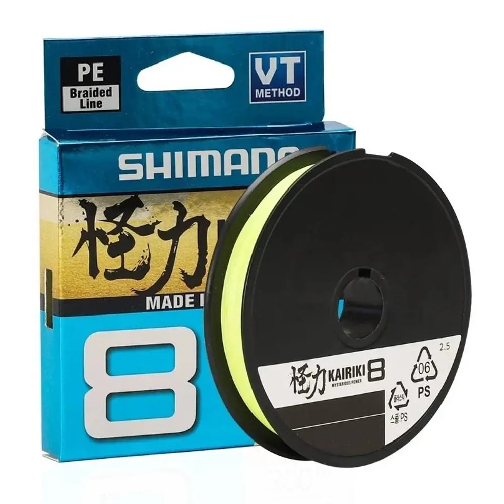 Shimano Kairiki 8 300m Örgü İp Misina Yellow Sarı