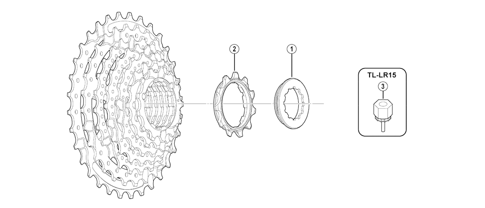 Shımano Kaset Dişli Acera CS-HG41-8 8-vites 11-34