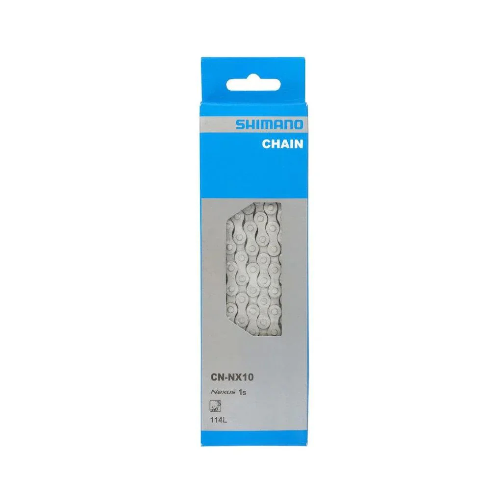Shımano NEXUS Zincir CN-NX10 Tek vites 1/2 x 1/8 114 bakla Uç pim Shımano NEXUS Zincir CN-NX10 Tek vites 1/2 x 1/8 114 bakla Uç pim