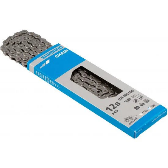 SHIMANO Zincir CN-M6100 HG 12 vites E-BIKE RATED 126 bakla QUICK-