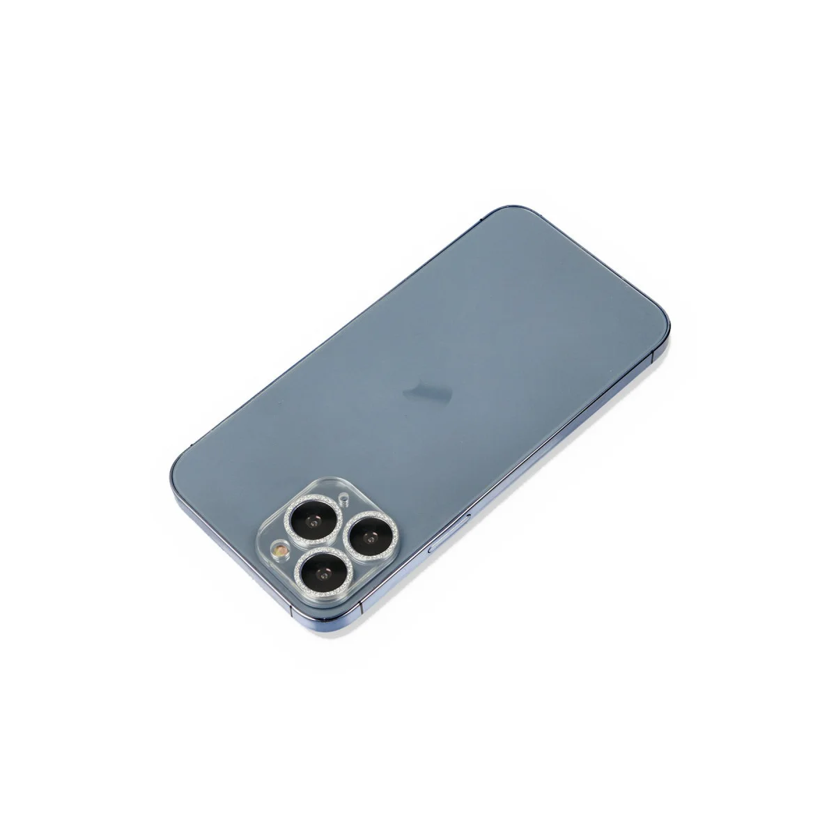 Shine Kamera Lensi Camı iPhone 11 Pro Max - Gümüş, Şık ve Dayanıklı Koruması
