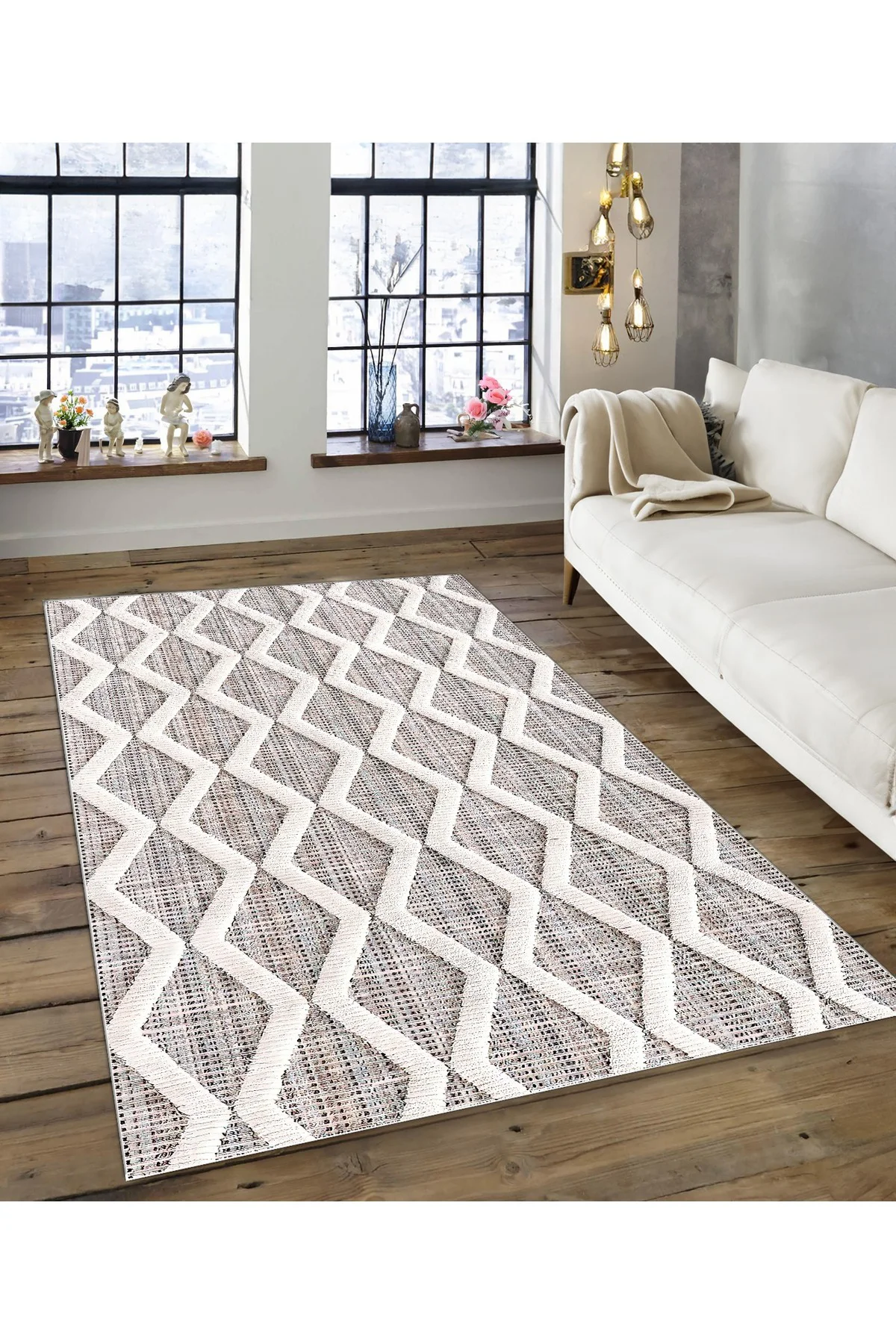 Shine M(151) Vizon Saçaksız Kaymaz Tabanlı Dijital Baskılı Dekoratif Halı 80x400 Fiyatı, Yorumları ve Özellikleri