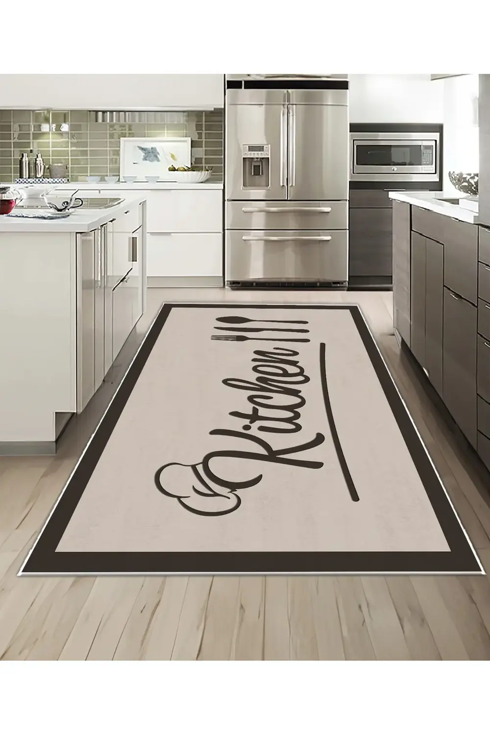 Shine M(244) Vizon Saçaksız Kaymaz Tabanlı Dijital Baskılı Dekora