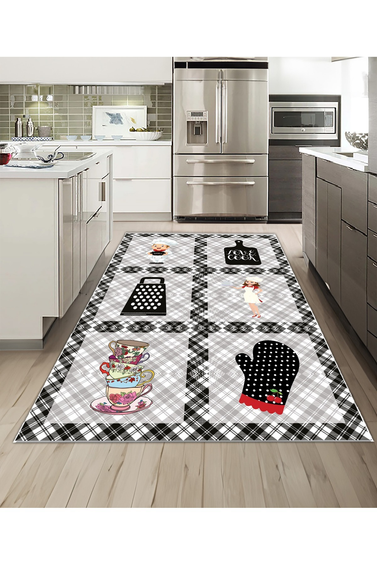 Shine M(257) Çok Renkli Saçaksız Kaymaz Tabanlı Dijital Baskılı Dekoratif Halı 150X220 Shine M(257) Çok Renkli Saçaksız Kaymaz Tabanlı Dijital Baskılı Dekoratif Halı 150X220
