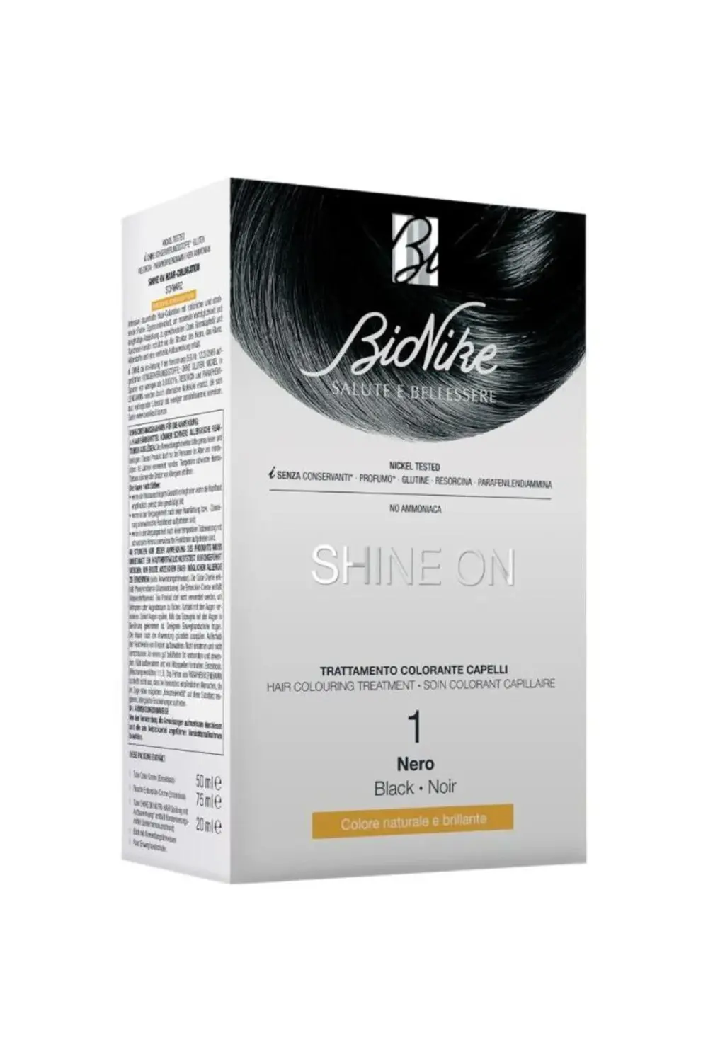 SHINE ON Hair Colouring Treatment No: 1 BLACK