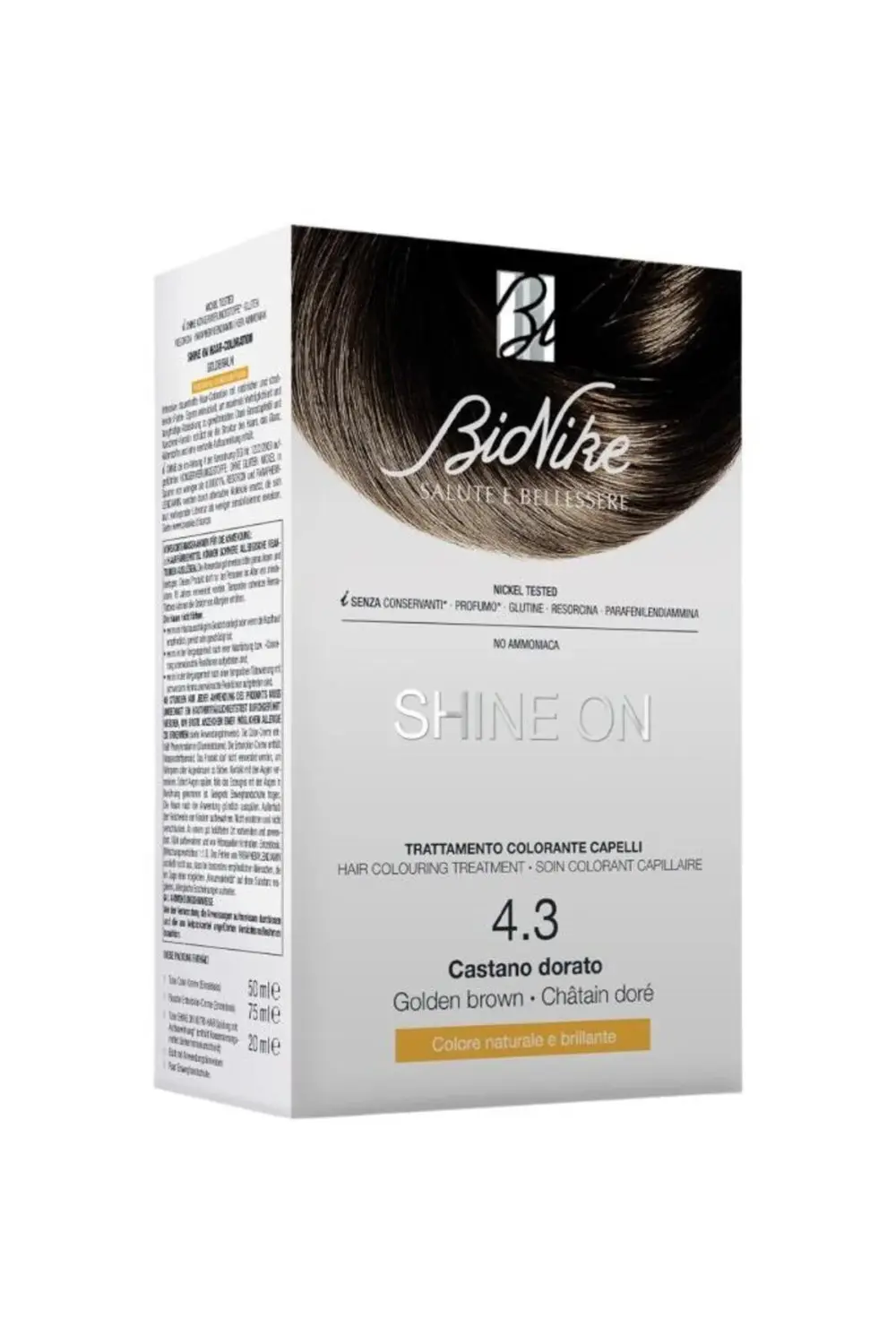 SHINE ON Hair Colouring Treatment No: 4.3 GOLDEN BROWN