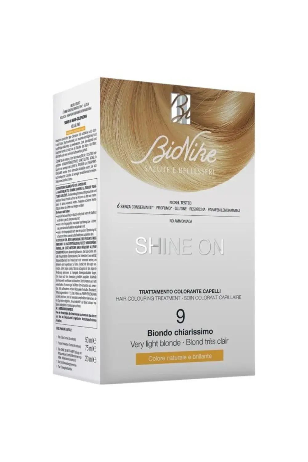 SHINE ON Hair Colouring Treatment No: 9 VERY LIGHT BLONDE