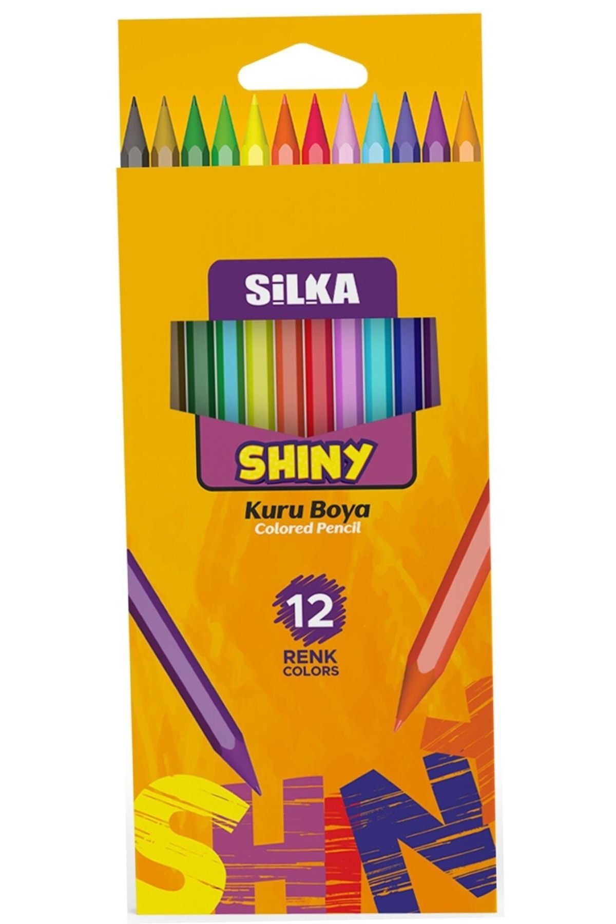 Shıny Tam Boy Kuru Boya Kalemi 12'li X 6 Adet