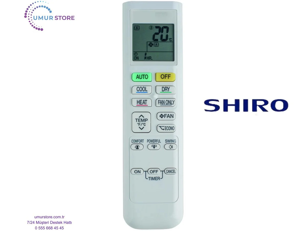 Shiro Daikin FTXP 20 M9 Klima Kumandası Shiro Daikin FTXP 20 M9 Klima Kumandası