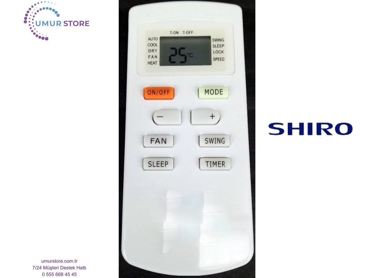 Shiro İklimsa 12W Klima Kumandası