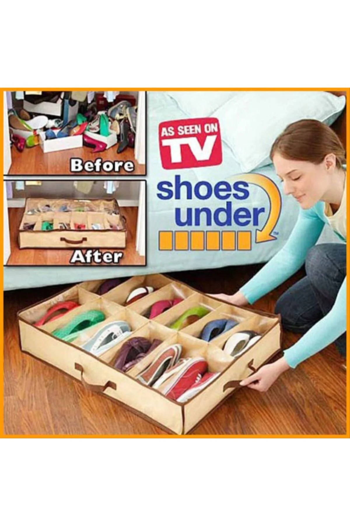 Shoes Under (portatif Ayakkabı Saklama Hurcu)