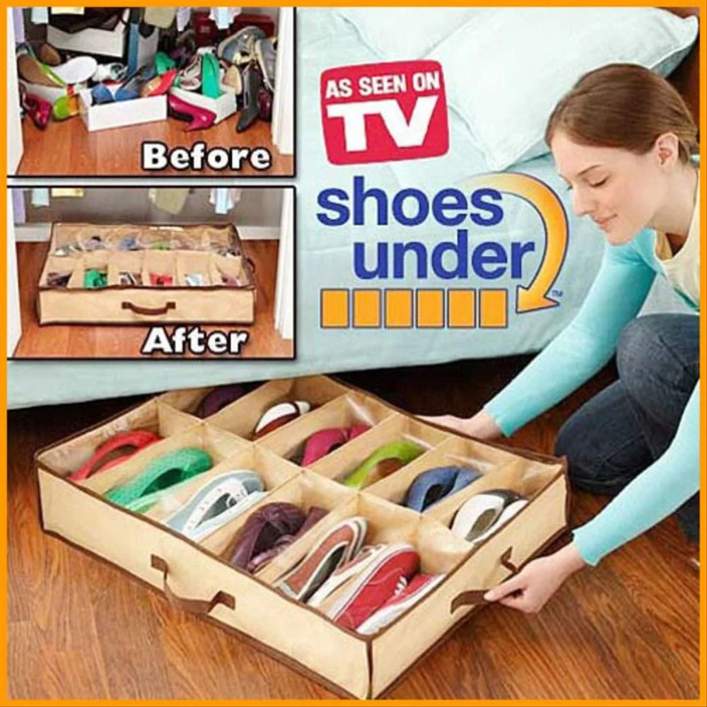 Shoes Under (portatif Ayakkabı Saklama Hurcu) Shoes Under (portatif Ayakkabı Saklama Hurcu)