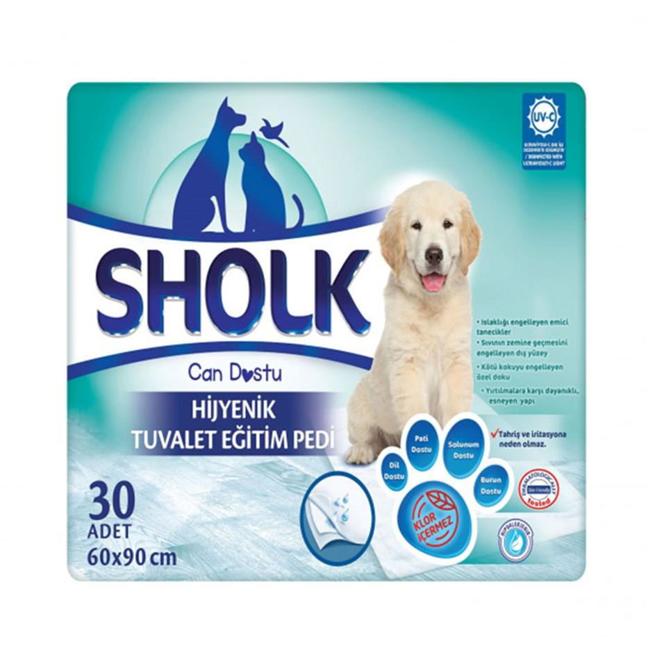 Sholk Hipoalerjenik Köpek Çiş Eğitim Pedi 60x90cm (30'lu)
