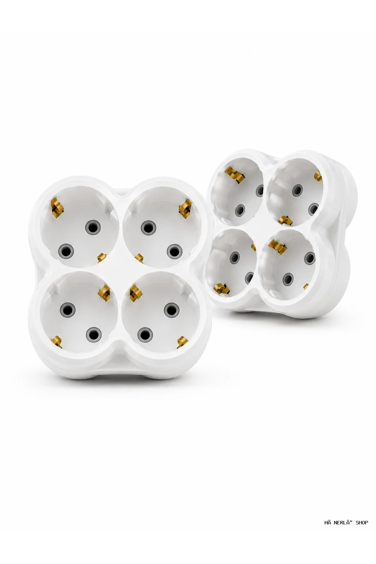 SHOPHNRL 4’lü Priz Çoğcı 2 Adet Set Kablosuz Duvar Tipi Priz (83826) Çoklayıcı Adaptör SHOPHNRL 4’lü Priz Çoğcı 2 Adet Set Kablosuz Duvar Tipi Priz (83826) Çoklayıcı Adaptör - Görsel 3