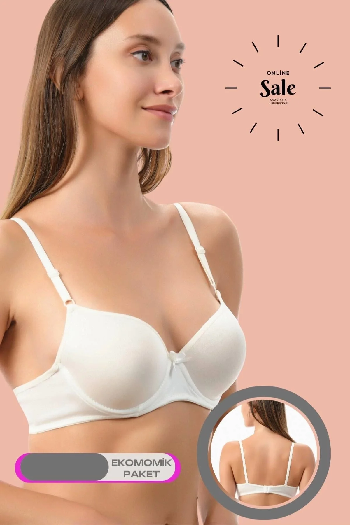 Shopidik Beyaz Dolgulu Mikro Tek Sütyen Fiyatı, Yorumları ve Özellikleri