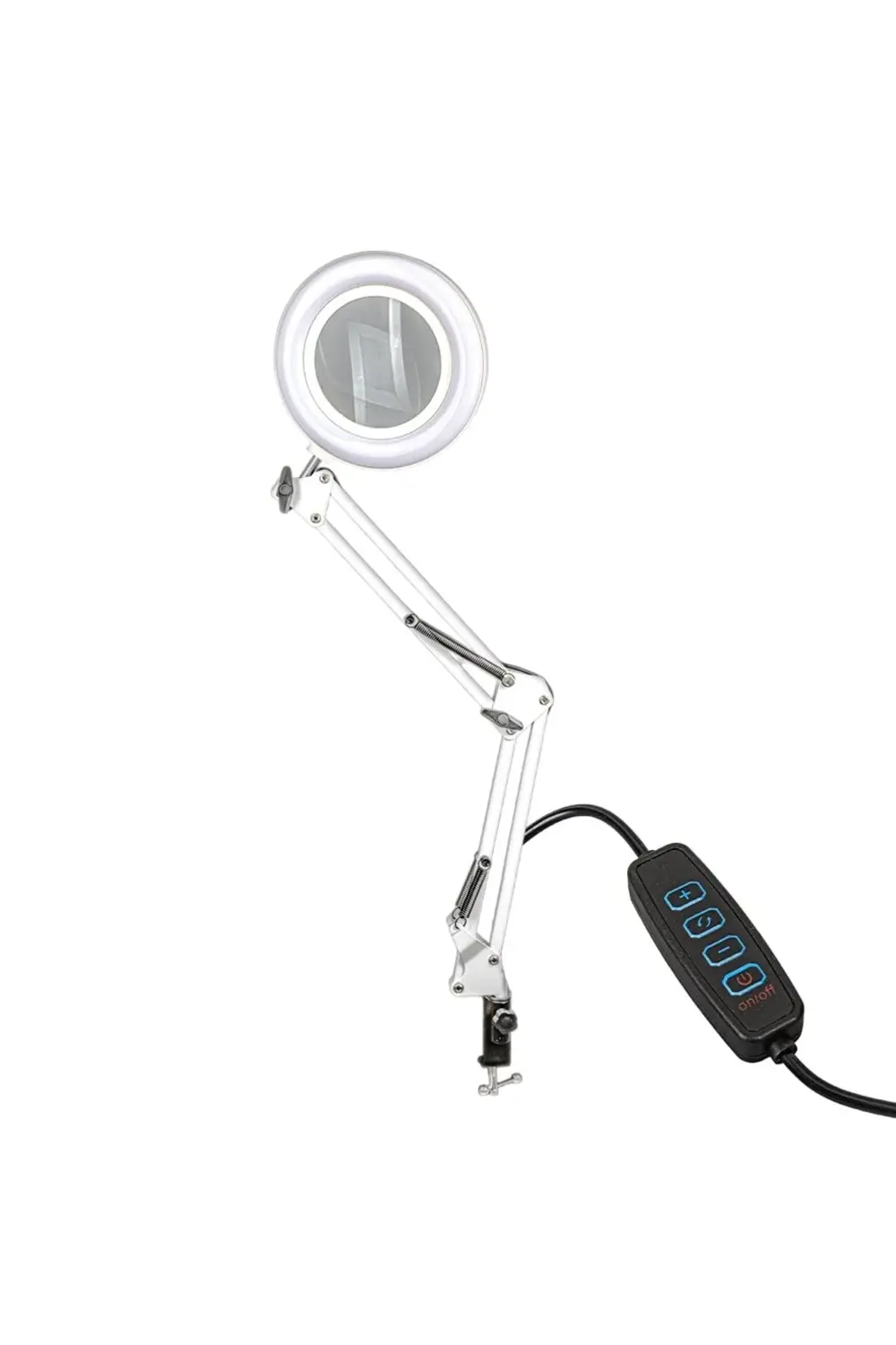ShopZum 8606C-D 220 VOLT 3 DİOPTER 64 LEDLİ 155MM MASAÜSTÜ AKROBA